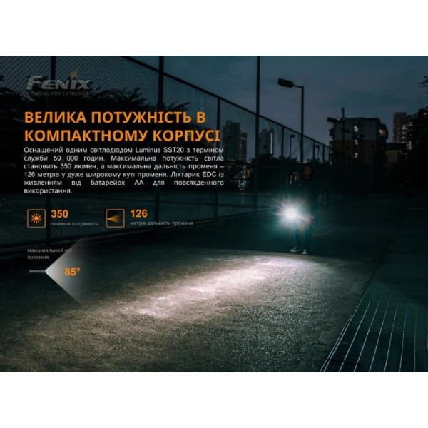 Фото - Фонарь Fenix E20V20